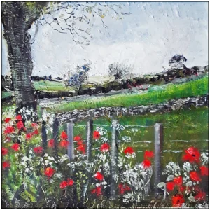 'Wayside Poppies' Pam Wakefield Original