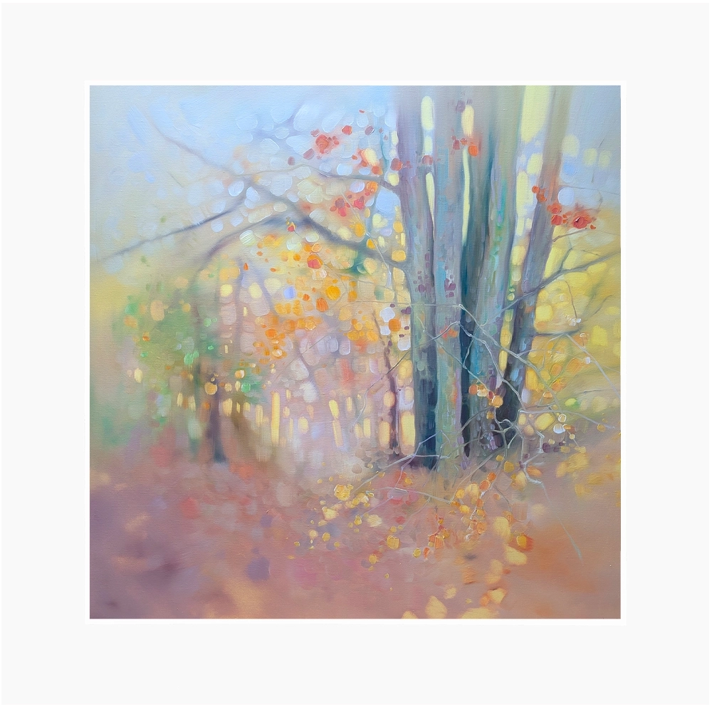 'Ashdown Forest Path', Gill Bustamante. Mounted fine art print.