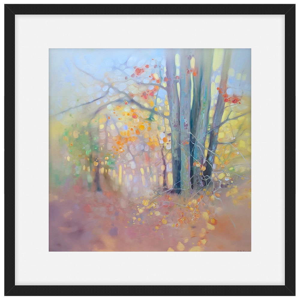 'Ashdown Forest Path', Gill Bustamante. Mounted and framed fine art print.