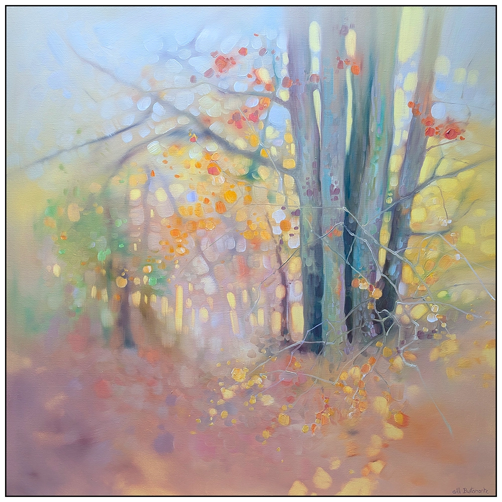 'Ashdown Forest Path', Gill Bustamante. Original Painting.
