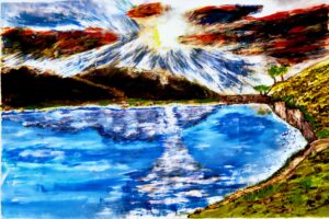 Sunburst Over Still Waters