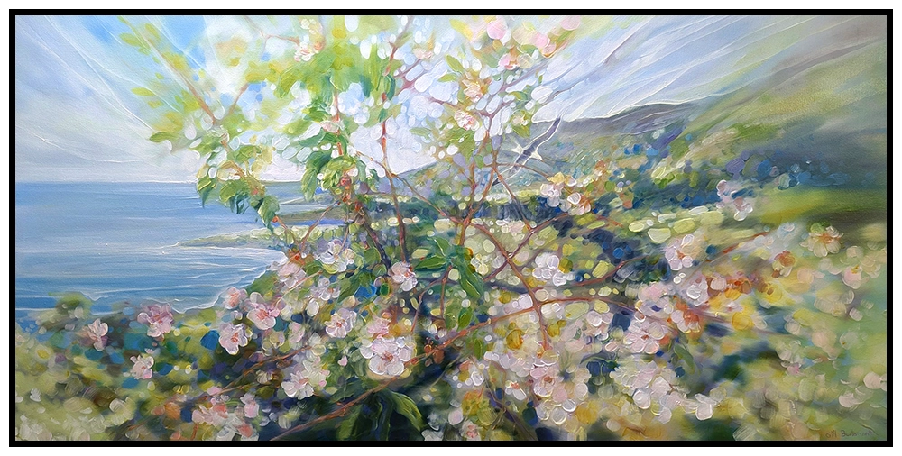 'Dorset Calling'. An original painting by Gill Bustamante.
