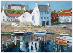 'Crail Harbour', Ena Mann.