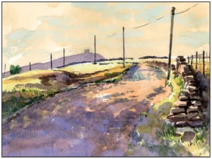'Rivington Pike from Georges Lane', Colin Callon.